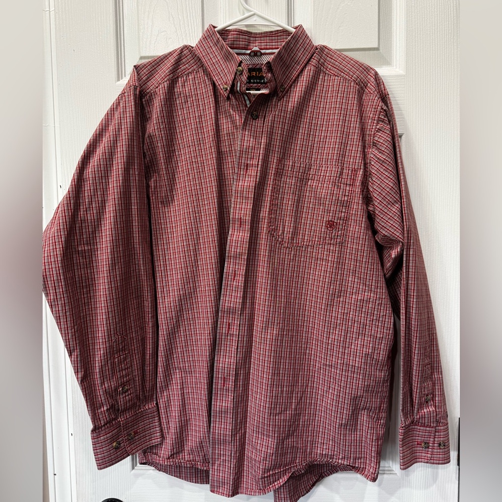 Ariat Pro Series Red Checkered Shirt